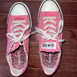 Hot Pink Converse Sneakers
